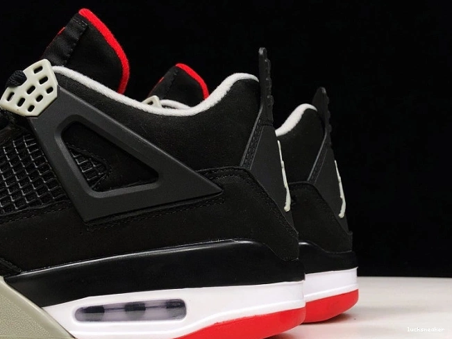 Rep LUCY BLACK JORDAN 4 RETRO 308497-060 CEMENT 0723